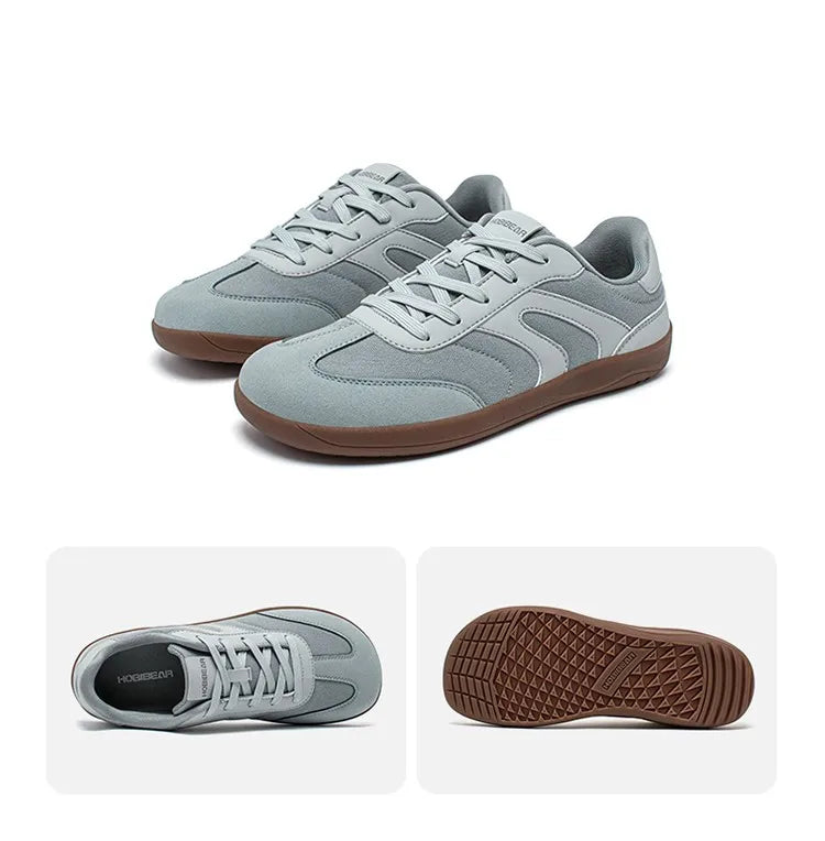 HOBIBEAR Sneakers unisex a piedi nudi Donna Uomo Punta larga Minimalista Zero Drop Scarpe Sneaker casual con lacci antiscivolo