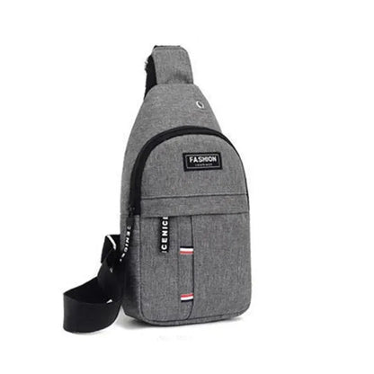 Borsa da uomo alla moda, comoda, casual, impermeabile, con tracolla regolabile, grande capacità, adatta per attività all'aperto