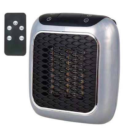Mini riscaldatore più veloce per piccoli bagni domestici, ventilatori di riscaldamento, riscaldatore elettrico in ceramica PTC da parete con telecomando per uso domestico