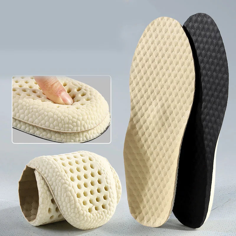 1 paio di solette in memory foam per scarpe sportive da basket assorbimento degli urti suola morbida antiscivolo comodo supporto per il piede