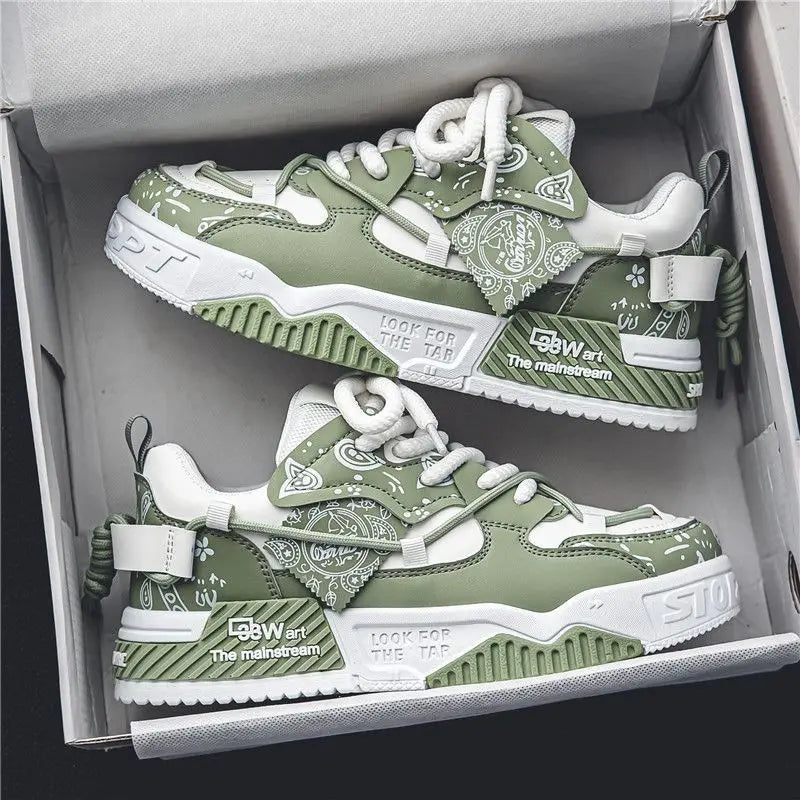 Scarpe da corsa casual da uomo, traspiranti, alla moda, con lacci, in rete, 2024, per camminare, fare jogging, allenamento quotidiano