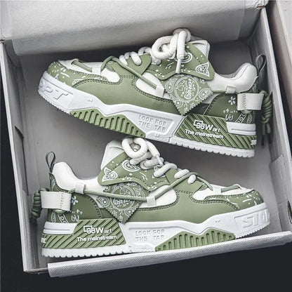 Scarpe da corsa casual da uomo, traspiranti, alla moda, con lacci, in rete, 2024, per camminare, fare jogging, allenamento quotidiano