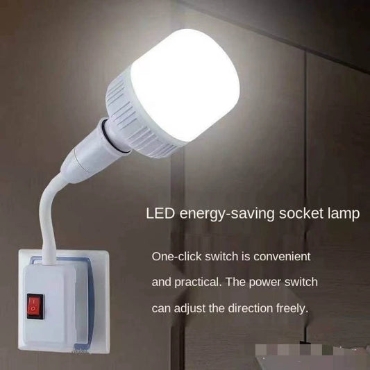 Flexible E27 Bulb Socket Extender E27 Lamp Rotating Base Lamp Holder Bulb Socket Base Lamp Holder LED Light Adaptor Dropshipping