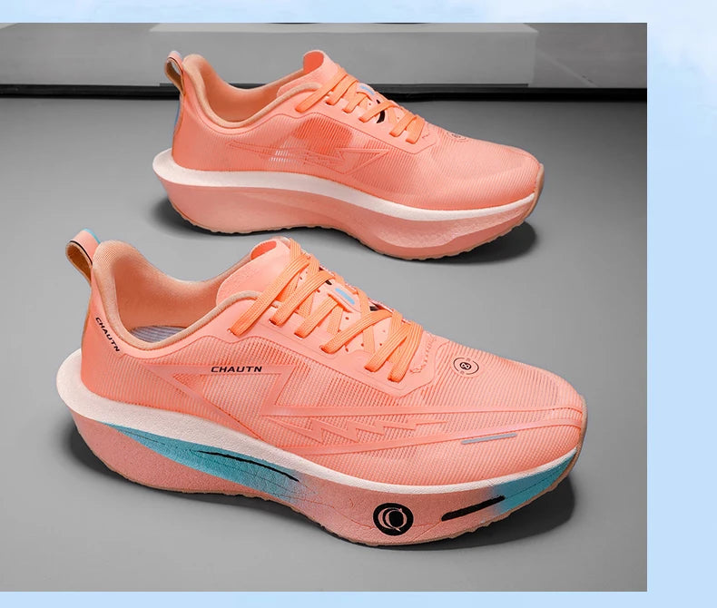 Scarpe da corsa Casual Carbon Board Marathon Uomo Sport Leggero Traspirante Donna Comode Scarpe da ginnastica da palestra per allenamento atletico