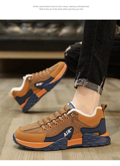 Stivali da uomo 2023 nuove pantofole invernali scarpe da uomo calde scarpe da ginnastica in peluche antiscivolo impermeabili scarpe da tennis maschili stivali da uomo Sneakers invernali