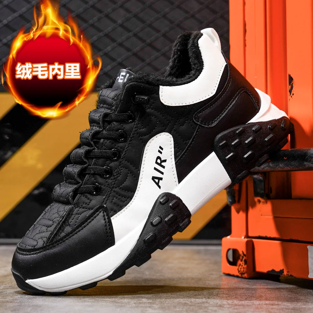 Stivali da uomo 2023 nuove pantofole invernali scarpe da uomo calde scarpe da ginnastica in peluche antiscivolo impermeabili scarpe da tennis maschili stivali da uomo Sneakers invernali