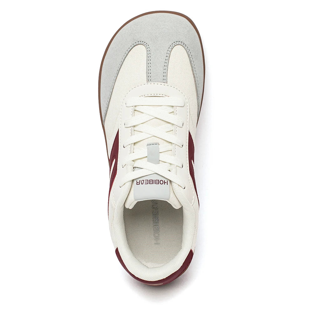 HOBIBEAR Sneakers unisex a piedi nudi Donna Uomo Punta larga Minimalista Zero Drop Scarpe Sneaker casual con lacci antiscivolo