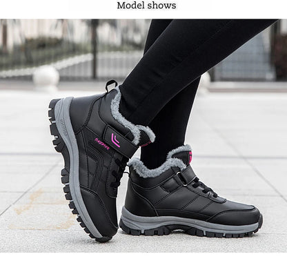 Nuovi stivali invernali impermeabili da donna 2025 Stivali con plateau australiani firmati per stivaletti in pelliccia calda alla caviglia in pelle Stivali di lusso