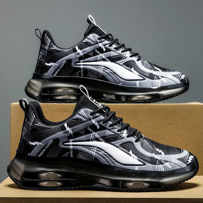 Scarpe da basket alla moda da uomo, comode e antiscivolo, traspiranti, assorbenti, adatte per attività all'aperto da uomo