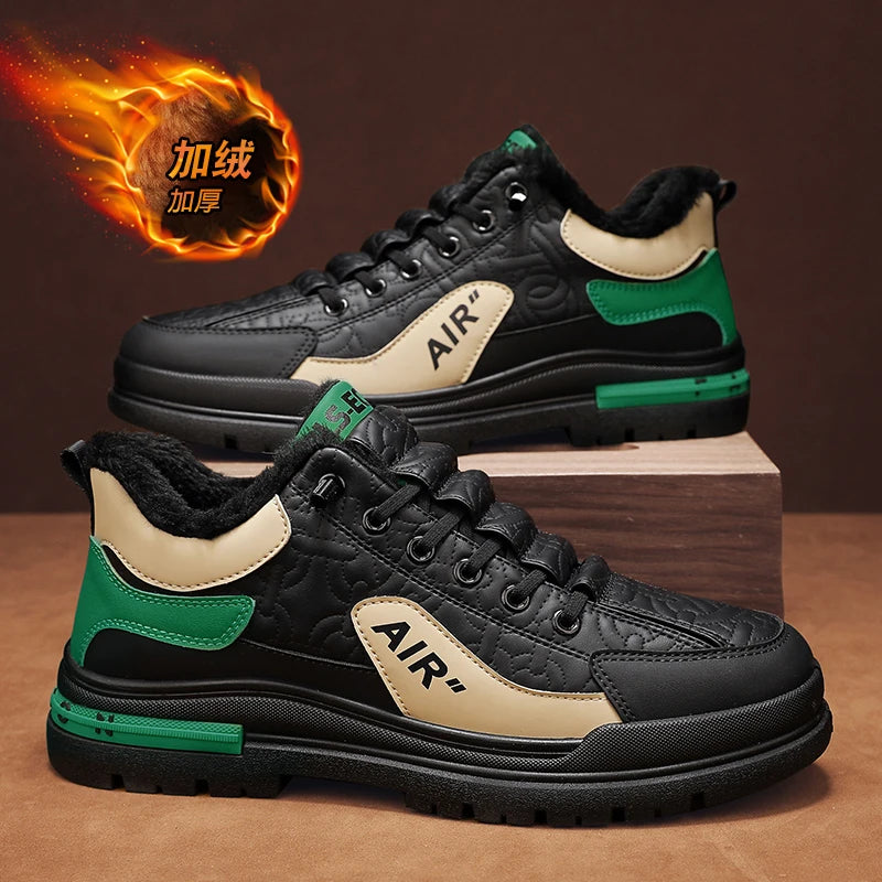 Stivali da uomo 2023 nuove pantofole invernali scarpe da uomo calde scarpe da ginnastica in peluche antiscivolo impermeabili scarpe da tennis maschili stivali da uomo Sneakers invernali