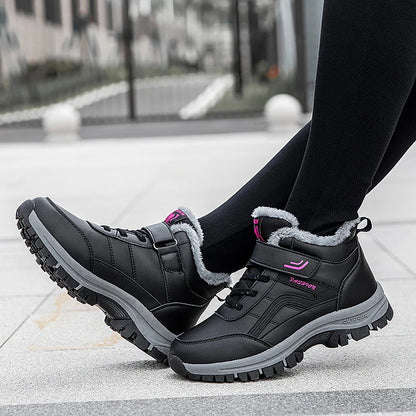 Nuovi stivali invernali impermeabili da donna 2025 Stivali con plateau australiani firmati per stivaletti in pelliccia calda alla caviglia in pelle Stivali di lusso