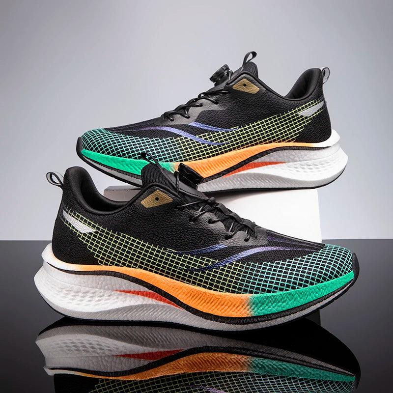 Marathon Carbon Plate Cuscino d'aria Scarpe da corsa sportive da uomo Scarpe da ginnastica antiscivolo comode e leggere da donna