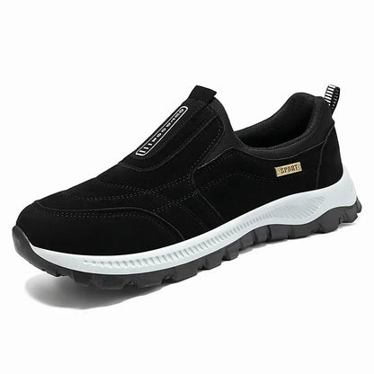 Scarpe sportive da esterno da uomo alla moda Scarpe da ginnastica casual stile coppia facili da indossare Punta tonda Fondo in PVC in pelle sintetica