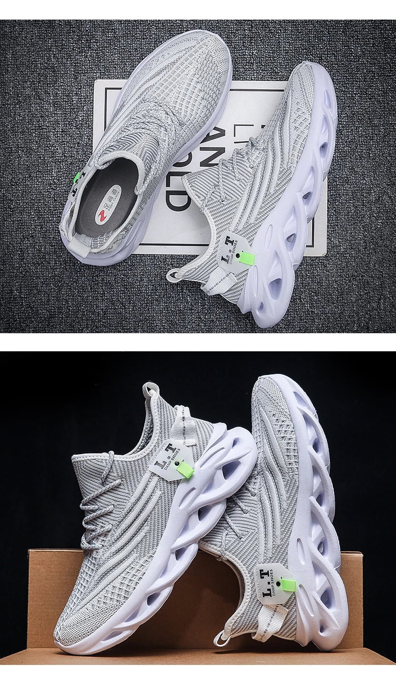 Scarpe da uomo Scarpe da corsa da uomo Suola spessa Scarpe da ginnastica con comfort maggiorato Scarpe da ginnastica morbide Scarpe da passeggio da tennis da uomo Zapatillas Hombre