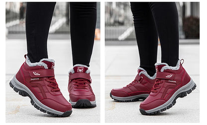 Nuovi stivali invernali impermeabili da donna 2025 Stivali con plateau australiani firmati per stivaletti in pelliccia calda alla caviglia in pelle Stivali di lusso