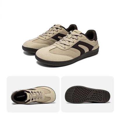 HOBIBEAR Sneakers unisex a piedi nudi Donna Uomo Punta larga Minimalista Zero Drop Scarpe Sneaker casual con lacci antiscivolo