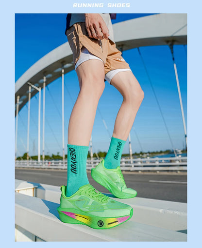 Scarpe da corsa Casual Carbon Board Marathon Uomo Sport Leggero Traspirante Donna Comode Scarpe da ginnastica da palestra per allenamento atletico