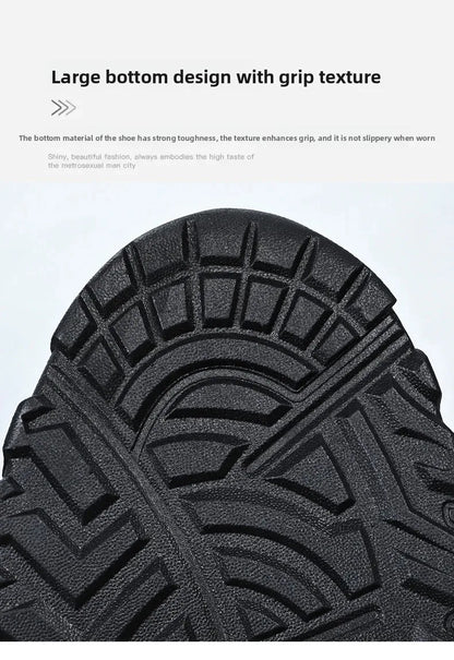 Scarpe sportive da esterno da uomo alla moda Scarpe da ginnastica casual stile coppia facili da indossare Punta tonda Fondo in PVC in pelle sintetica