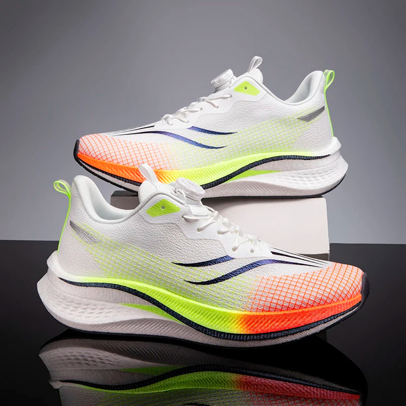 Marathon Carbon Plate Cuscino d'aria Scarpe da corsa sportive da uomo Scarpe da ginnastica antiscivolo comode e leggere da donna