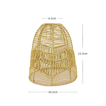 1 paralume intrecciato a mano in rattan, paralume per lampada a sospensione, per bar, hotel, lampada a sospensione per soffitto, per decorazioni di ristoranti e case