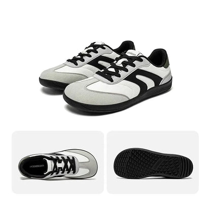 HOBIBEAR Sneakers unisex a piedi nudi Donna Uomo Punta larga Minimalista Zero Drop Scarpe Sneaker casual con lacci antiscivolo