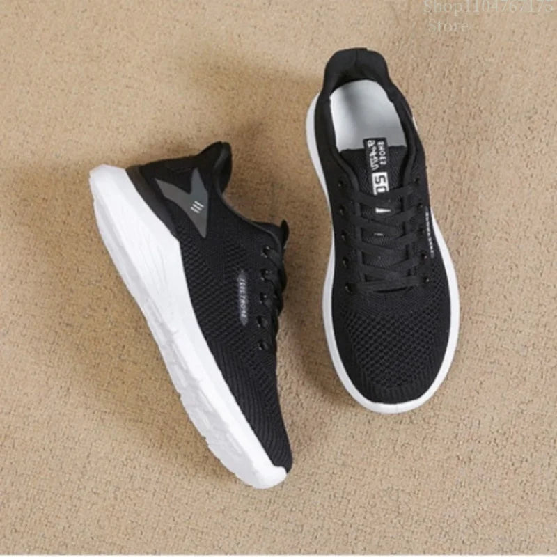 Spring and autumn multi-function soft sole for women's sneakers, comfortable casual running shoes breathable and anti-slip