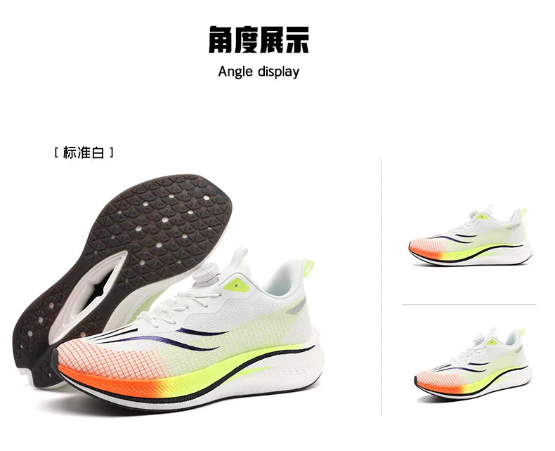 Marathon Carbon Plate Cuscino d'aria Scarpe da corsa sportive da uomo Scarpe da ginnastica antiscivolo comode e leggere da donna