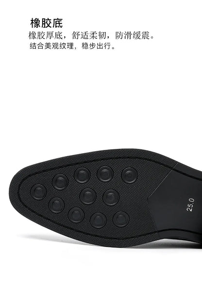 Scarpe eleganti da uomo in vera pelle Scarpe formali da uomo d'affari sociali Derby da matrimonio per uomo Mocassini Oxford italiani di lusso Scarpe eleganti da uomo