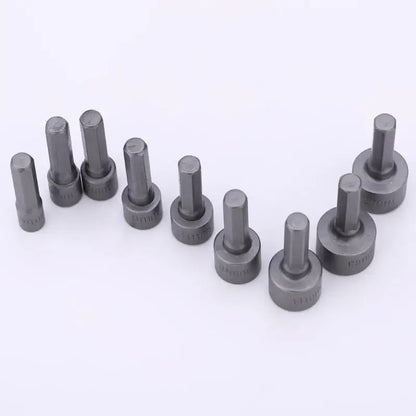 9 pz/set 5mm-13mm Prese Esagonali Manicotto Ugelli Dado Driver Set Set di Cacciaviti Schroevendraaier Set Bit Set Strumenti Chiavi a bussola