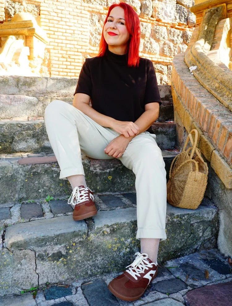 HOBIBEAR Sneakers unisex a piedi nudi Donna Uomo Punta larga Minimalista Zero Drop Scarpe Sneaker casual con lacci antiscivolo