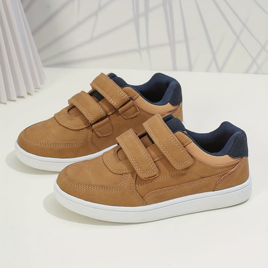 Casual Comfortable Low Top Sneakers For Boys, Lightweight Non-slip Skateboard Shoes For All Seasons