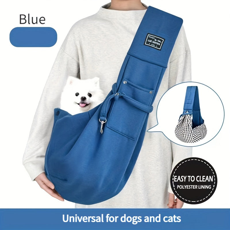 Pet Sling Carrier, Soft Pet Carrier, Dog And Cat Travel Bag For Outdoor, Dog Carrier, Cat Carrier, Travel Companion For Puppies, Kittens & Small Animals Christmas Gift