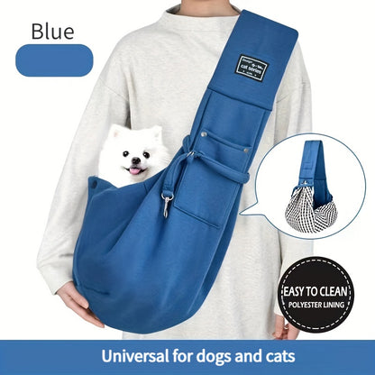 Pet Sling Carrier, Soft Pet Carrier, Dog And Cat Travel Bag For Outdoor, Dog Carrier, Cat Carrier, Travel Companion For Puppies, Kittens & Small Animals Christmas Gift