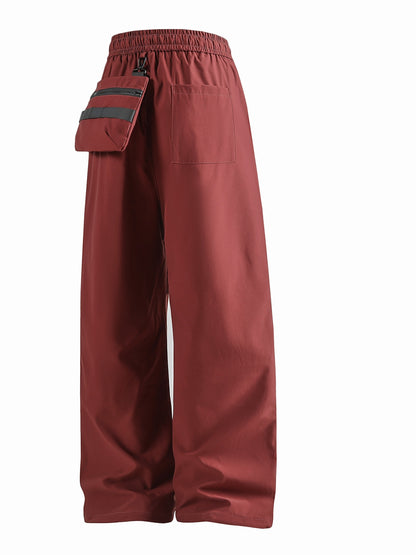 Men's Solid Color Baggy Cargo Pants, Casual Comfy Outdoor Climbing Trousers As Gift