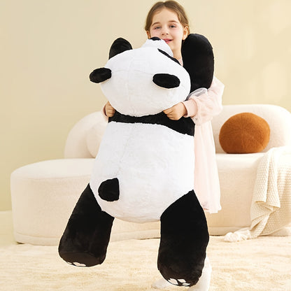 Peluche gigante IKASA a forma di panda, 30" di grandi dimensioni, peluche gigante, soffice, grasso e di grandi dimensioni, regalo di Natale e del Ringraziamento per bambine e ragazze.