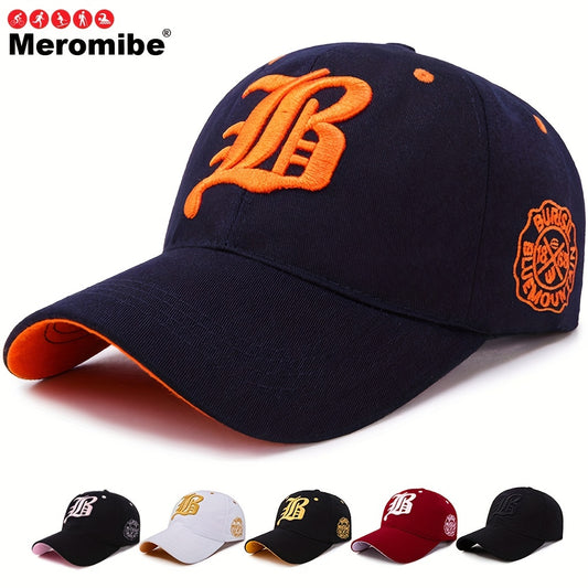 1 berretto da baseball ricamato alla moda, cappello da camionista leggero, regolabile e traspirante per pesca all'aperto, escursionismo, corsa, campeggio