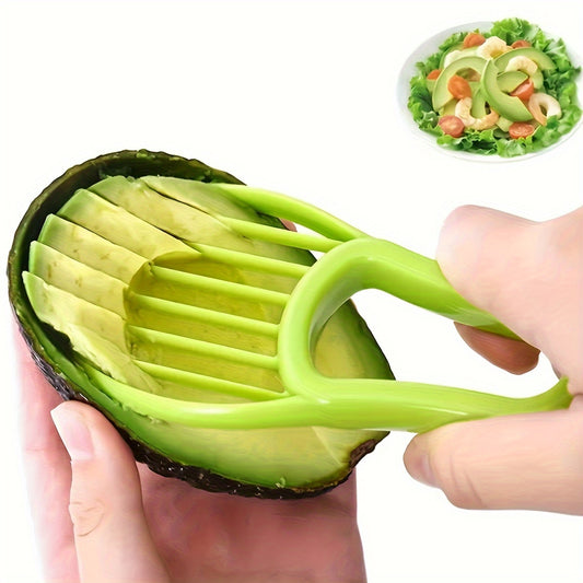 Affetta e snocciola avocado 2 in 1 - Gadget da cucina multifunzionale per una facile preparazione, polipropilene resistente, sicuro per alimenti, pelapatate, tagliafrutta