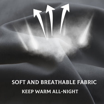Set di 2/3 trapunte in poliestere pesante per tutte le stagioni con federa per cuscino, inserto trapuntato, coperta con cuciture a scatola, traspirante con morbida imbottitura in microfibra