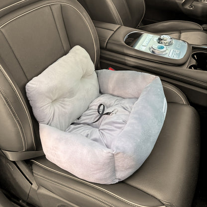 Soft & Comfortable Pet Bed for Small Dogs & Cats - Durable Polyester, Secure Strap, Ideal for Car Travel, Front Seat Safety, Cat Bed | Modern Pet Bed | Durable Polyester Bed
