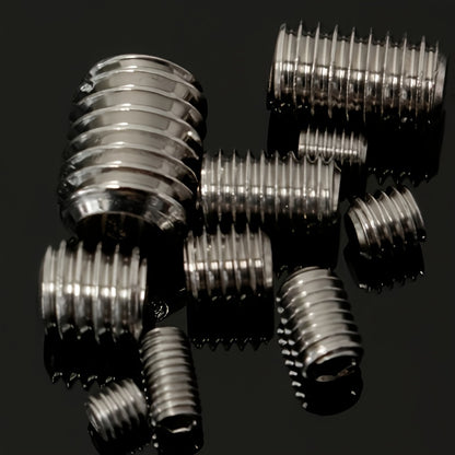 100-200pcs St 304 Stainless Steel Allen Head Socket Hex Set Grub Screw Cup Point Assortment