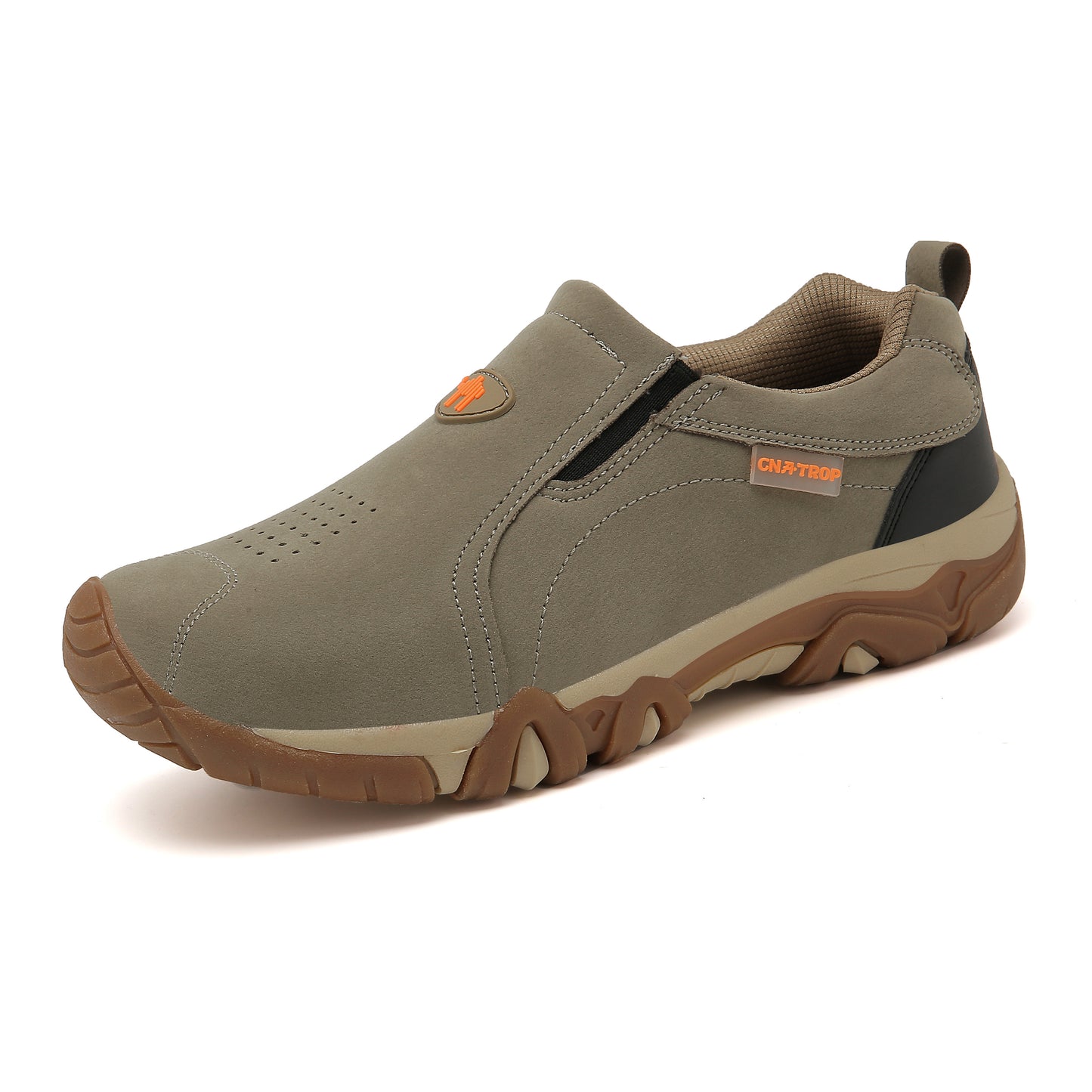 Men's Slip-On Hiking Sneakers, Wear-resistant Non-Slip Outdoor Shoes For Hunting Trekking