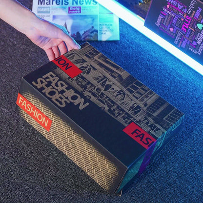 Unisex High-Top Sneakers | Fashionable Casual Street Style, Lace-Up, Faux and Fabric, EVA and TPU Sole, Round Toe - L.S.W.P