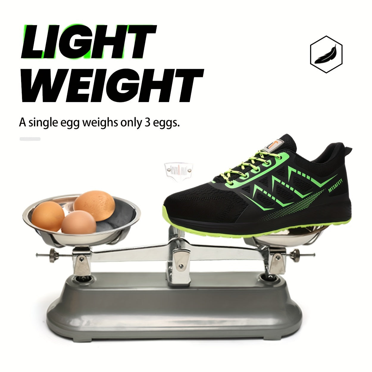 Scarpe antinfortunistiche da lavoro antiscivolo antiforatura con punta in acciaio da uomo, scarpe da ginnastica traspiranti in maglia intrecciata per edilizia industriale