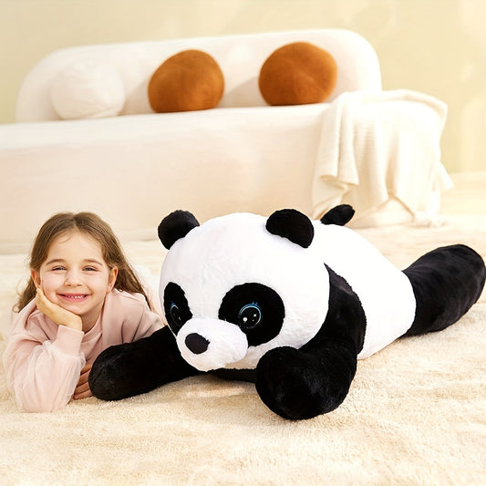 IKASA Giant Panda Stuffed Animal Plush Toy, 30" Large Cute Jumbo Soft Toys, Huge Big Size Plushy Fluffy Fat Oversized Plushie, Christmas Thanksgiving Gifts For Kids Girls Girlfriend Children