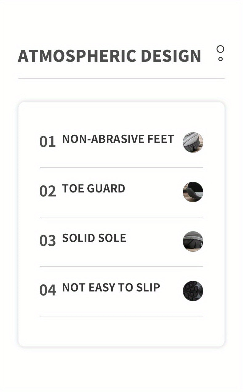 Men's Slip-On Hiking Sneakers, Wear-resistant Non-Slip Outdoor Shoes For Hunting Trekking