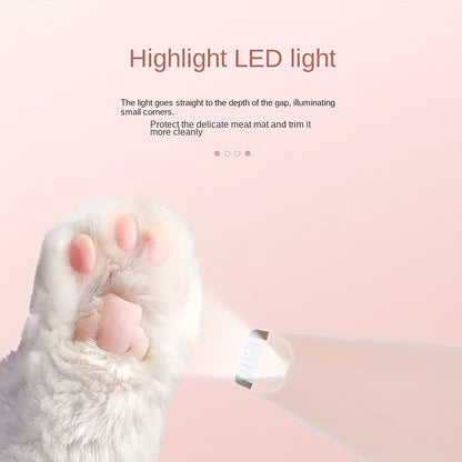 Tagliacapelli avanzato per la toelettatura degli animali domestici - Potente, silenzioso e ricaricabile tramite USB, illuminato a LED, senza fili per tagli di capelli senza sforzo per cani e gatti, sicuro e delicato per gli amici pelosi
