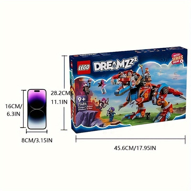[Giocattolo dinosauro robot dai 9 anni in su] 71484 LEGO Cooper'S Robot Dinosaur, giocattolo dinosauro per bambini, maschi e femmine, dai 9 anni in su - Regalo per Natale
