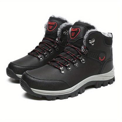 Men's Winter Boots: PU Leather Sneakers, Snow Boots, Hiking Boots & More - Non-Slip & High Top!