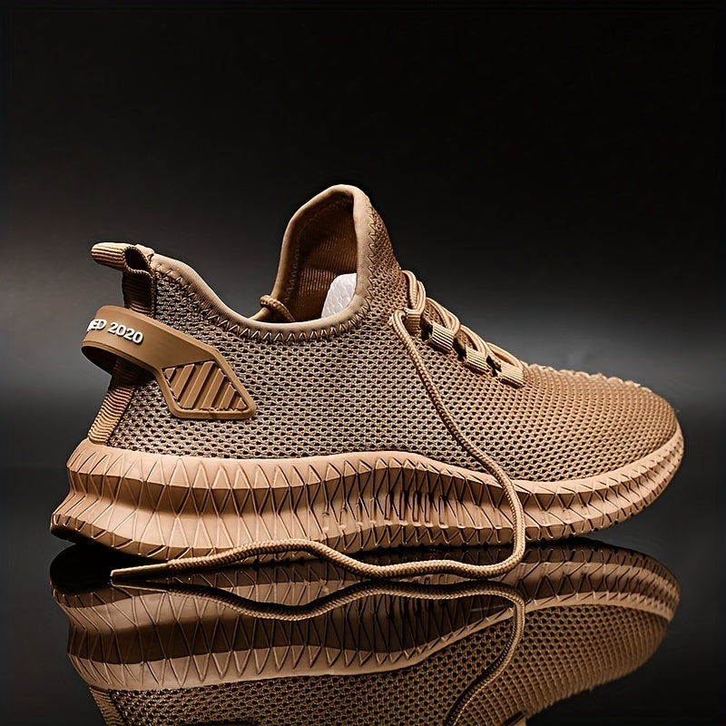 Men's Slip-on Sneakers With Shoelaces - Odor-resistant Athletic Shoes - Lightweight And Breathable