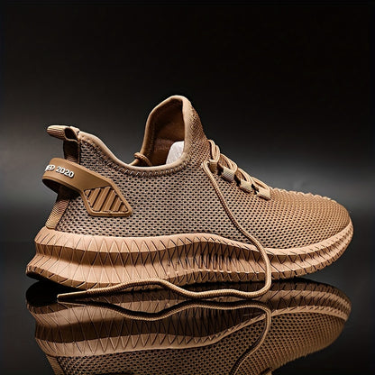 Men's Slip-on Sneakers With Shoelaces - Odor-resistant Athletic Shoes - Lightweight And Breathable